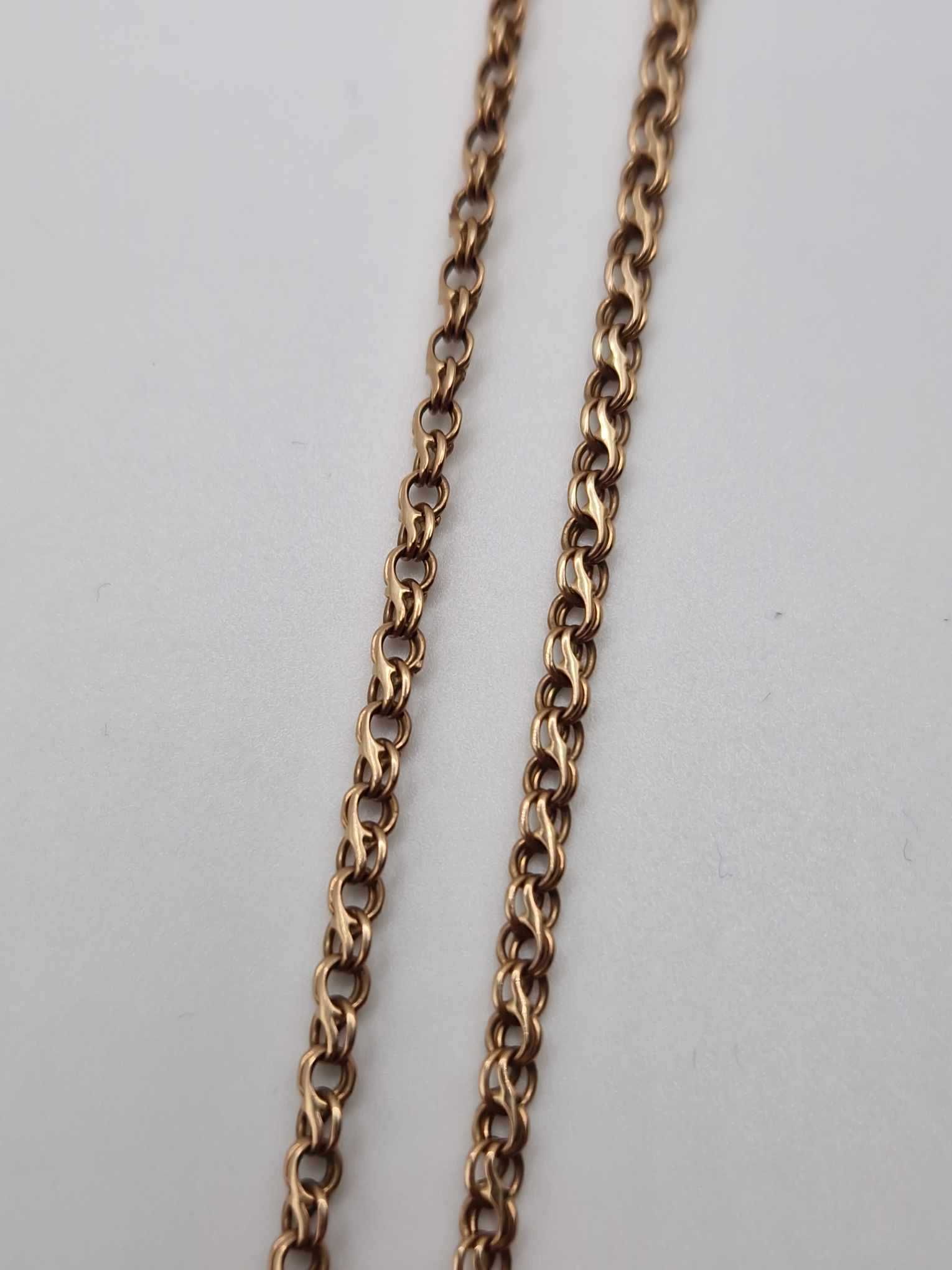 Złoty łańcuszek pr.585 waga 13.35g długość 58cm Kraków Wysłouchów