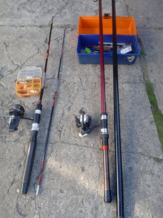 Wędka z kołowrotkiem plus akcesoria
