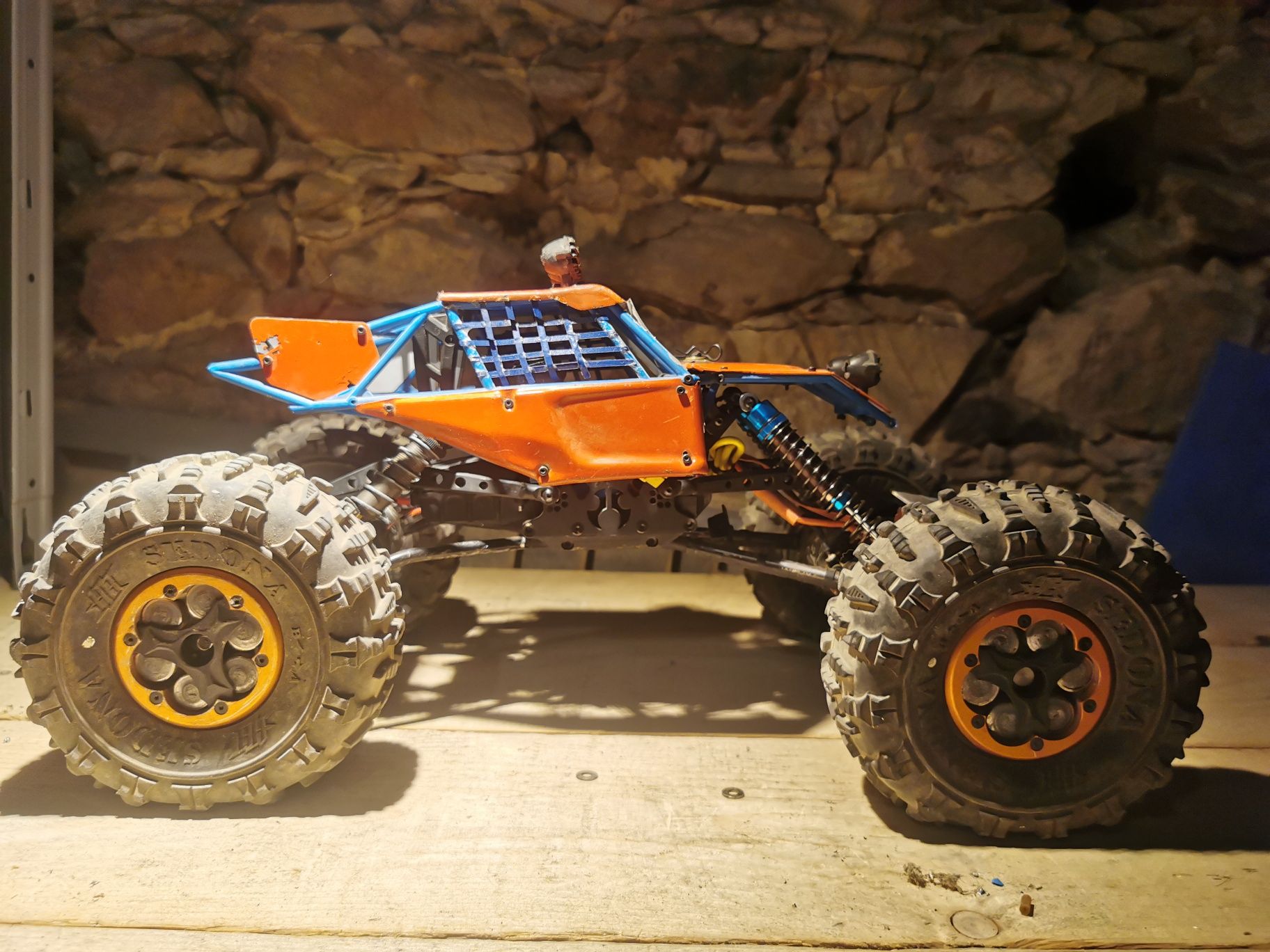Axial xr10 Motor em cada eixo rc crawler profissional