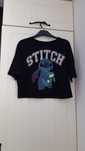 Top luźny boxy stitch S house czarny