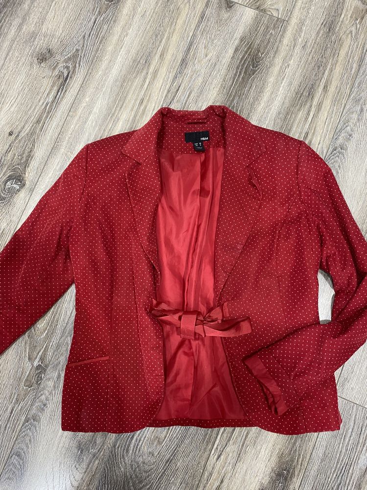 Жакет піджак вельветовий H&M у вінтажному стилі