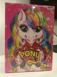 Набір Danko Toys Pony Land 7в1 фіолетовий Поні Ленд