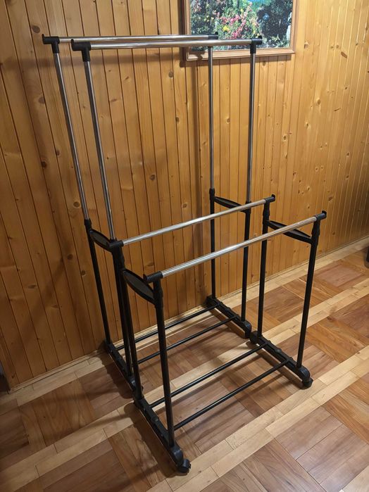 Wieszaki na ubrania do garderoby 2 sztuki 160cm