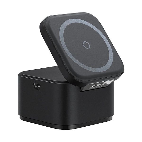 Ładowarka bezprzewodowa 2w1 Baseus BS-W531 MagSafe / Qi USB-C 20W - cz
