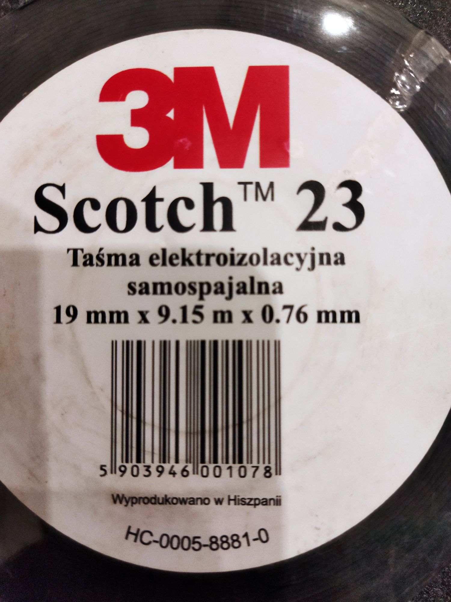 Taśma 3M Scotch 23 samospajalna samowulkanizująca