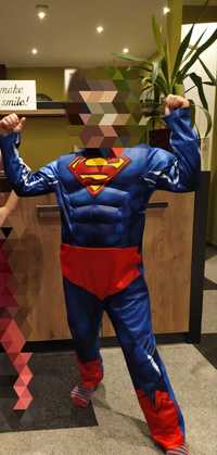 Strój Superman George 122-128 strój mięśnie bal przebierancow