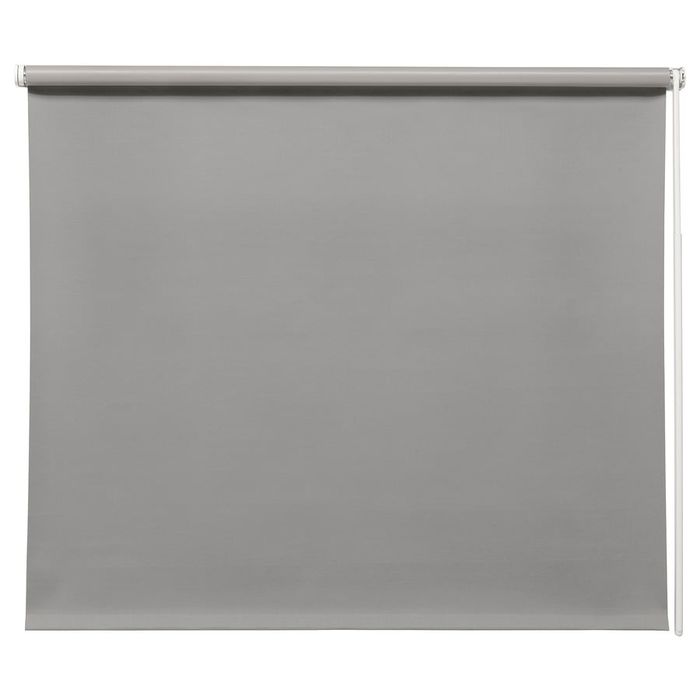 Estore blackout cinza escuro