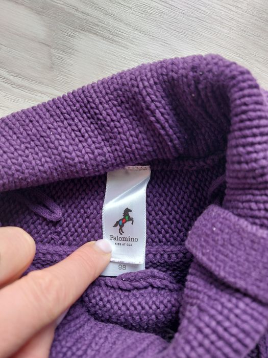 Sweter fioletowy 98 c a