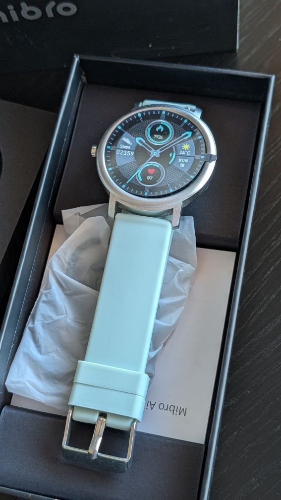 Smartwatch Xiaomi Mibro corpo metal bateria longa duração