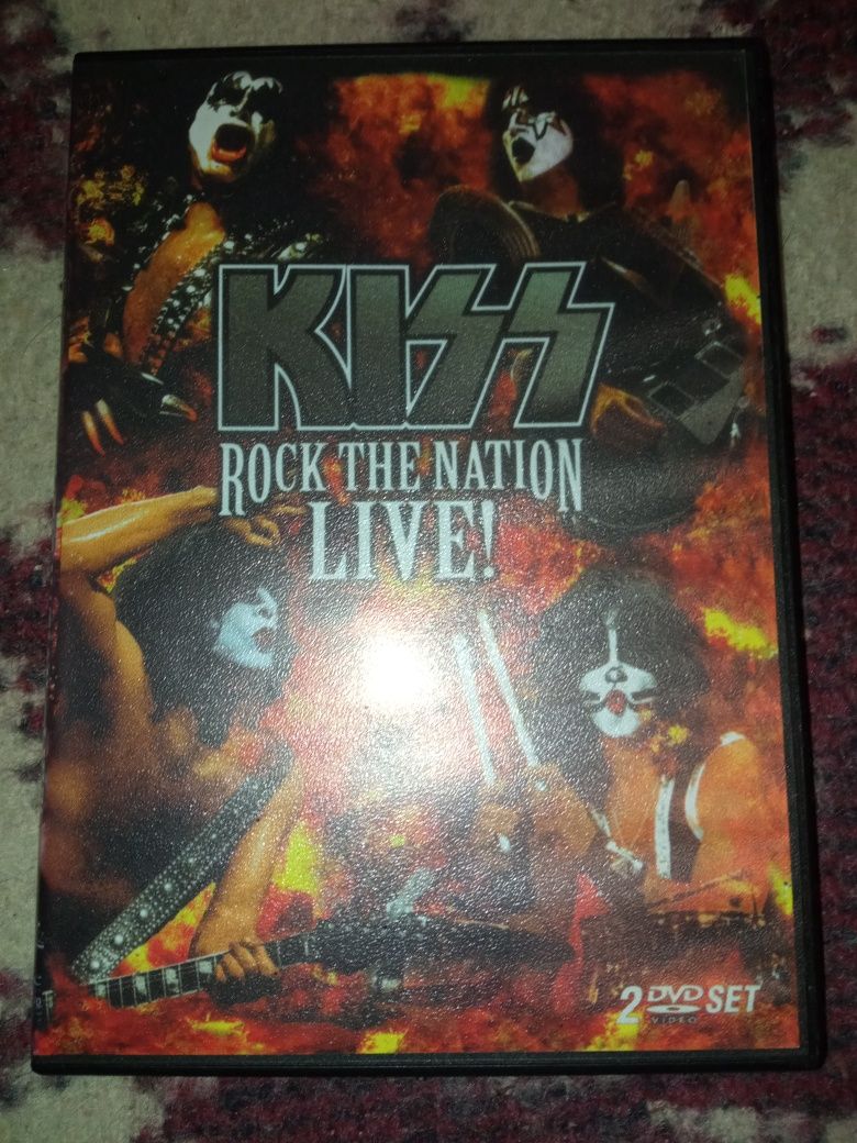 Dvd  диск группы KISS. Двухсторонний. Рок.Rock.