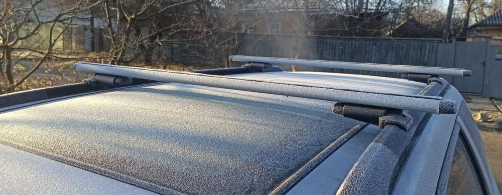 Алюминевые перемычки TW9-G9 на Subaru Forester 2 (кузов SG)