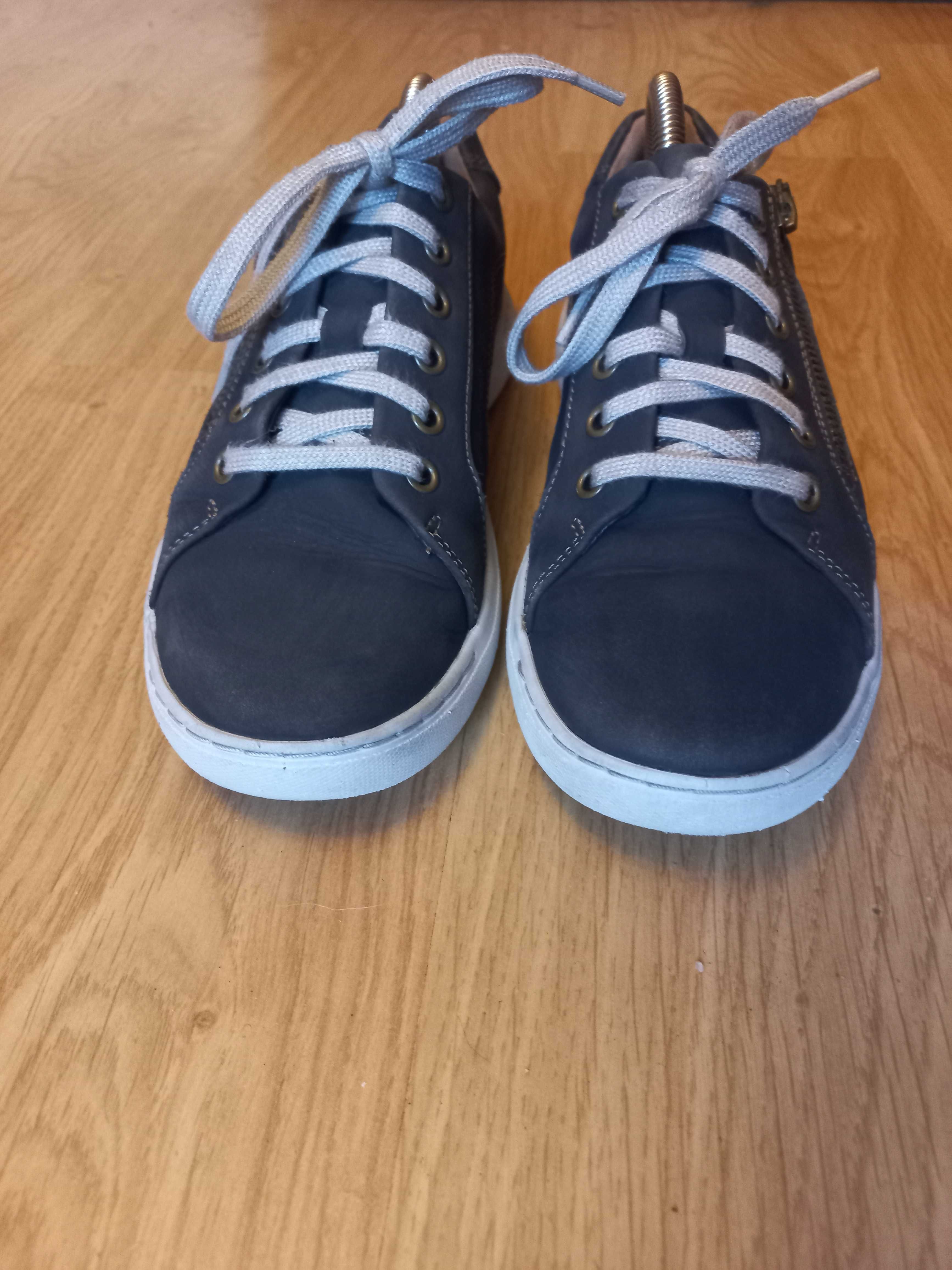 Женские кожаные туфли - мокасины Clarks 38 p.