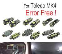 KIT COMPLETO 11 LAMPADAS LED INTERIOR PARA SEAT TOLEDO MK4 KG3 13-17