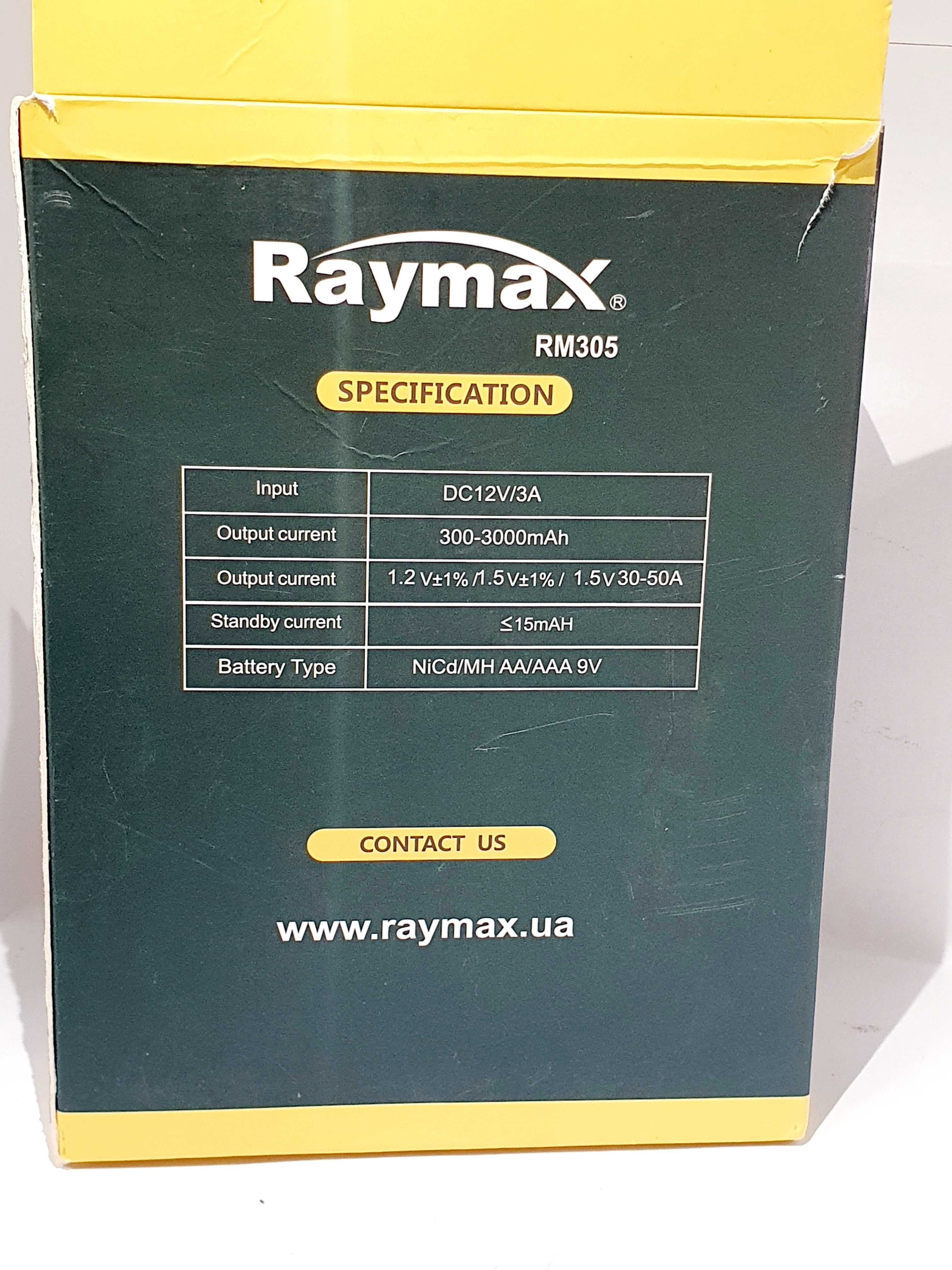 Універсальний зарядний пристрій RAYMAX RM305