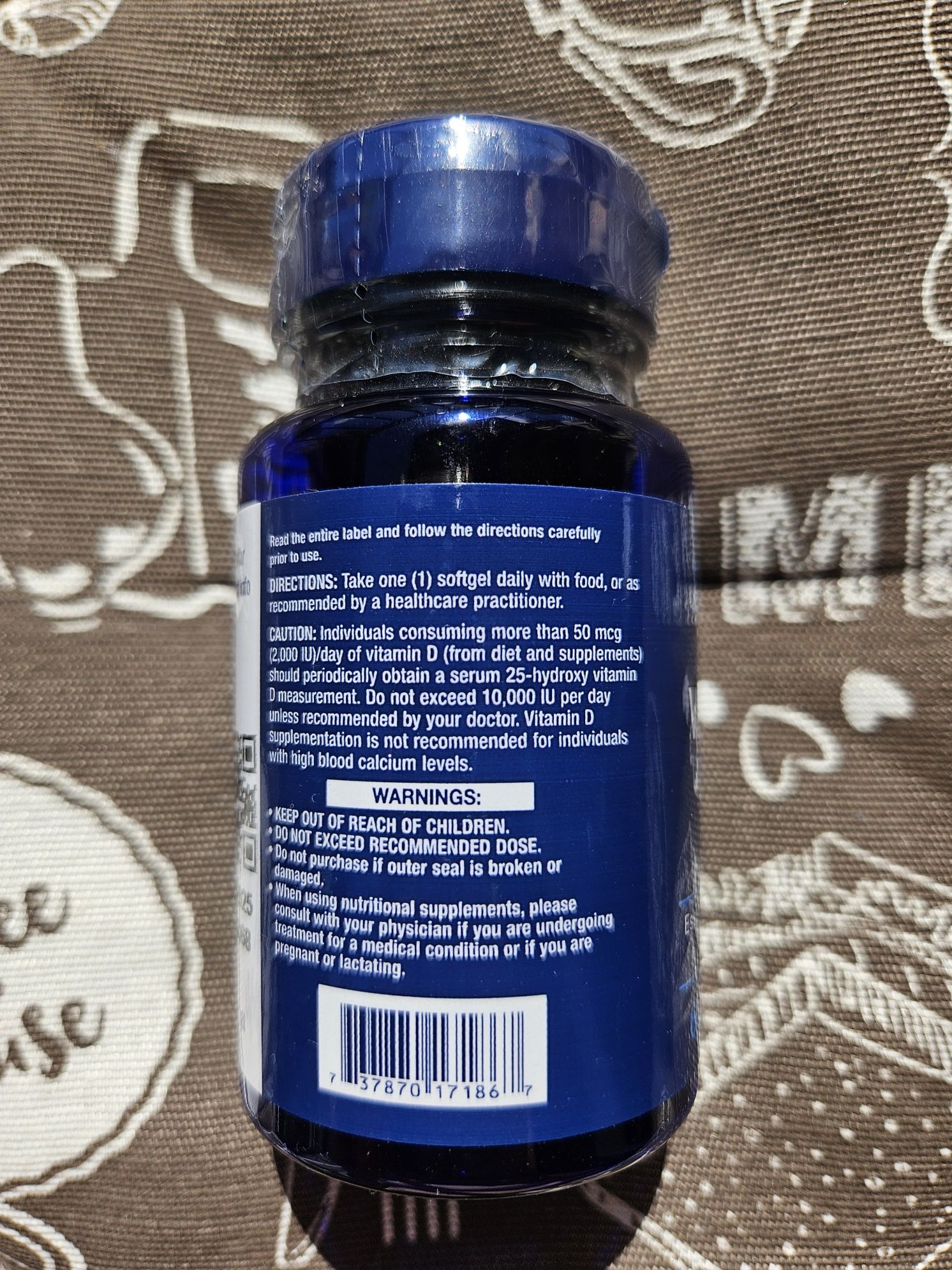 Life extension вітамін Д3 витамин Д D3 5000 7000 IU МЕ vitamin D