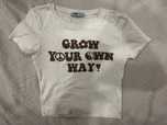 T-shirt Grow your own way Tamanho S