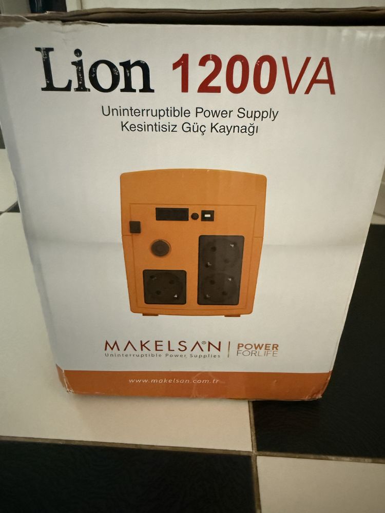 Безперебійник, ДБЖ для комп'ютера Makelsan Lion 1200VA (720W)