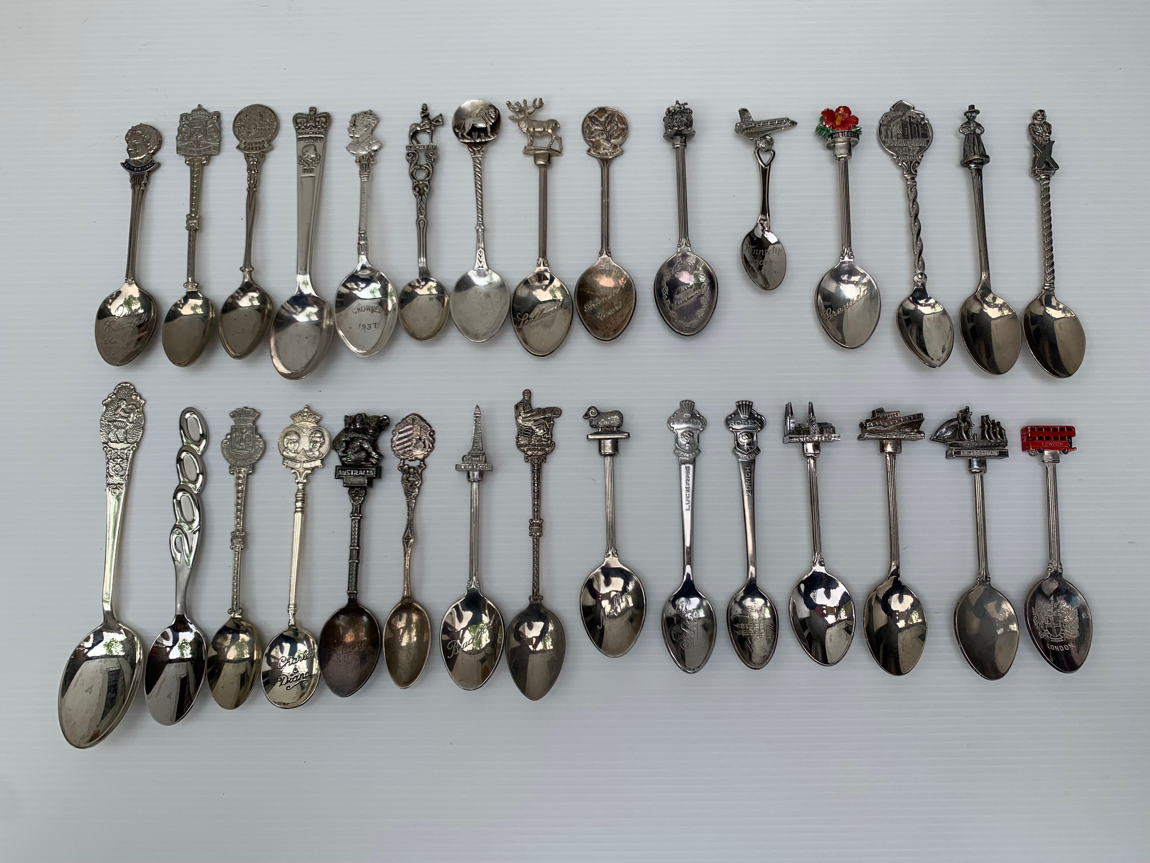 Lote colheres de coleção , lembrança , Souvenir