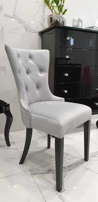 Krzesło glamour wygodne pikowane do salonu  jadalni Producent promocja