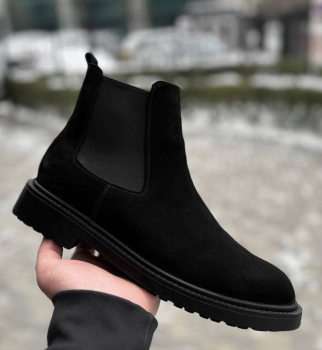 Чоловічі челсі,напівчеревики ЗИМА коричневі/чорні 40,42,41,43,44,45