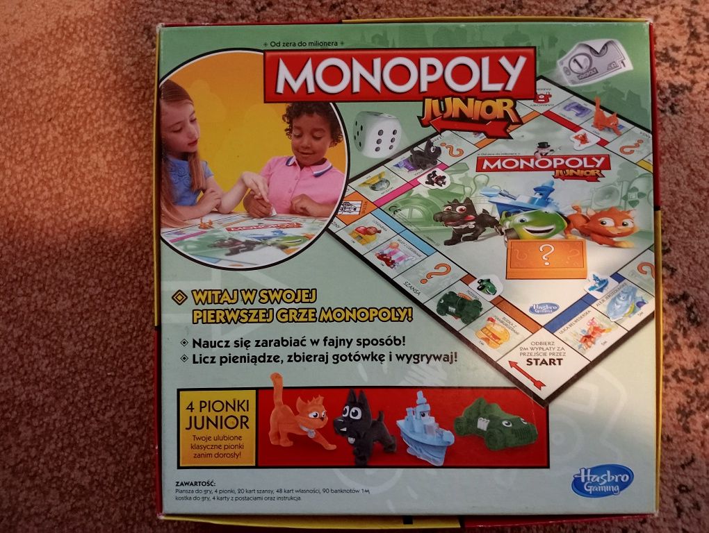 Monopoly junior gra planszowa