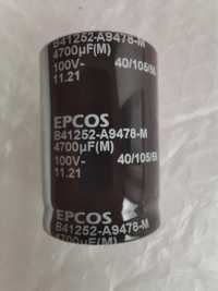 Kondensators elektrolityczny EPCOS B41252-A9478-M 4700 µF 100 V