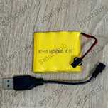 Аккумулятор 4,8V 500 mAh Ni-CD для машинки игрушек на радиоуправлении