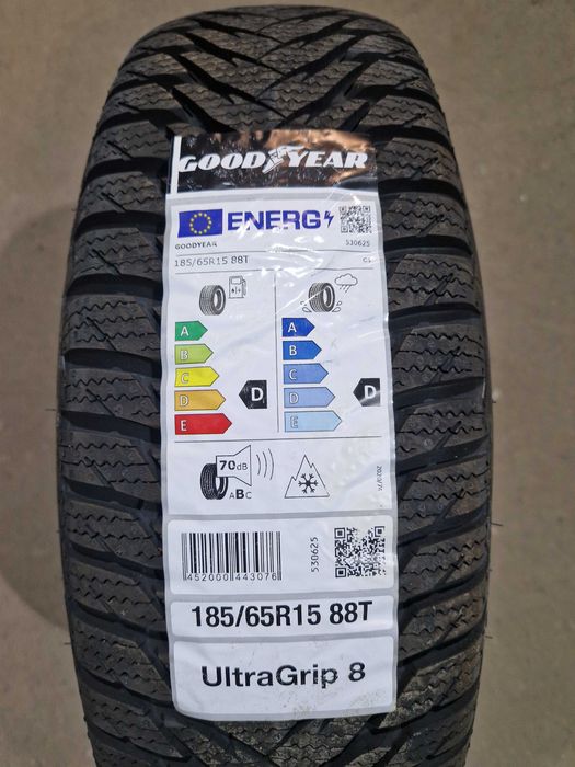 185/65/R15 GoodYear UltraGrip 8 новую пару колес 2024год.