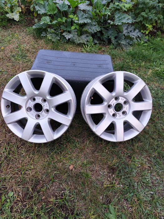 2x Alufelgi VW Touran 5x112 R16, stan bdb-, koła, sprężarka, belka