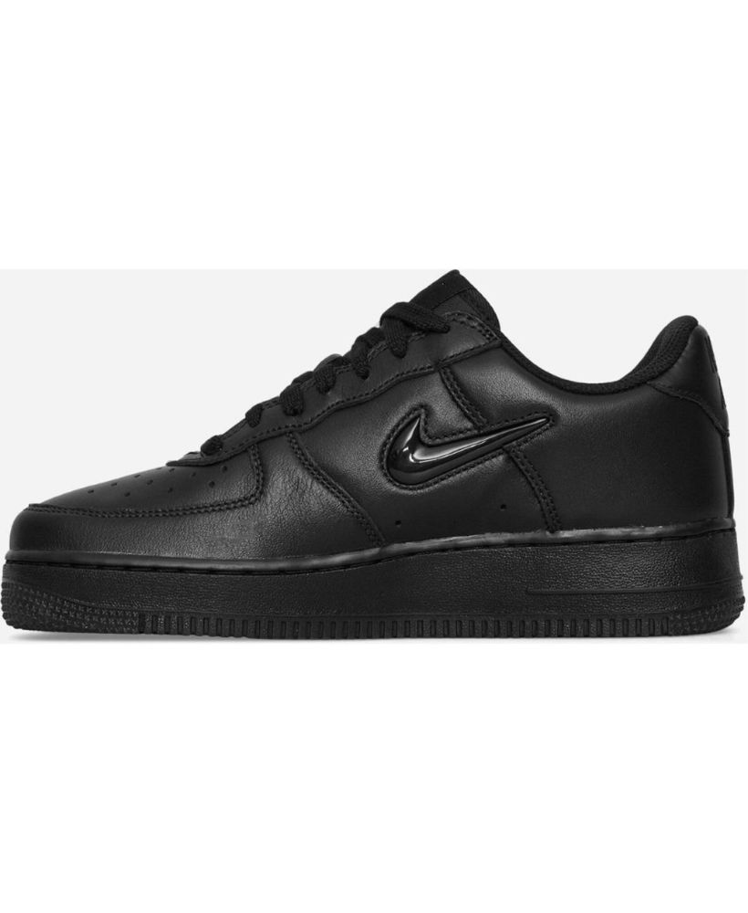 Мужские кроссовки Nike Air Force 1 Low Retro черного/черного цвета.