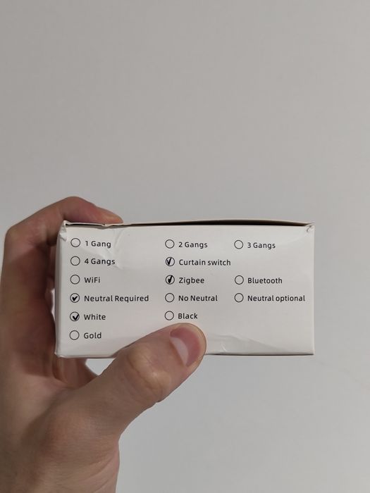 Zemismart Curtain Wall Switch Zigbee