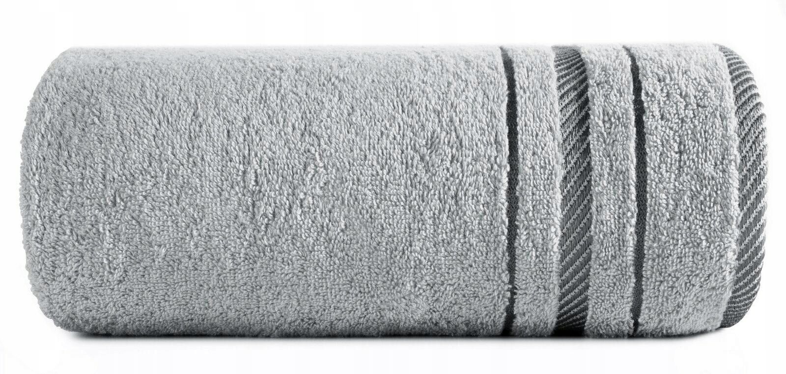 Ręcznik Koral 30x50 srebrny frotte 480g/m2
