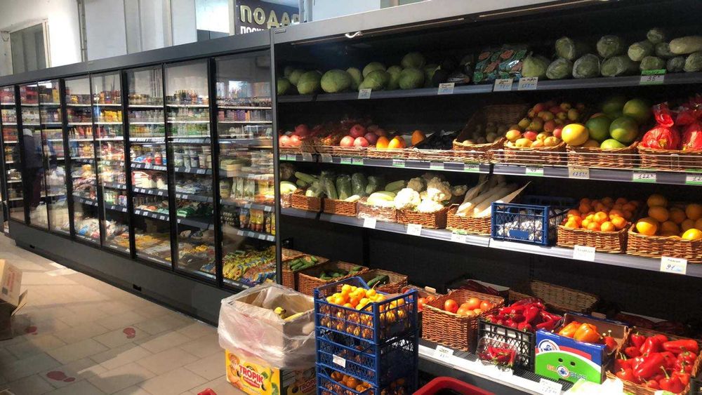 Стеллаж торговый. Касса. Витрины. Хлебные полки. В наличии, доставка