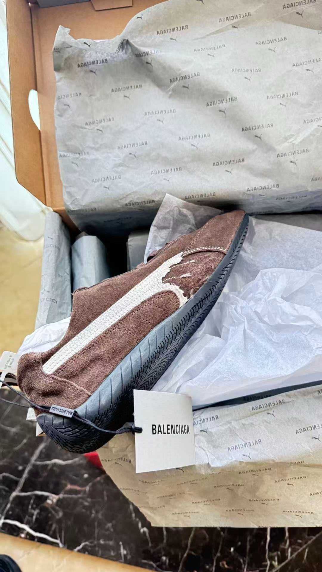 PUMA com Balenciaga Speedcat, tênis casual