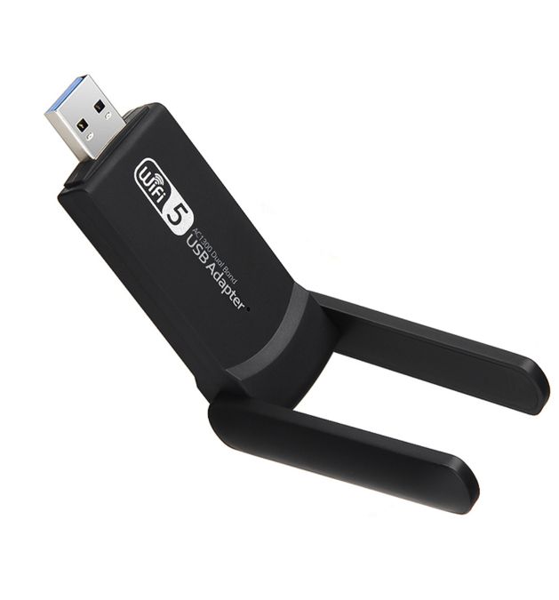 Karta sieciowa wi-fi adapter wifi usb dual 1300 Mbps DUAL BAND 2.4G 5G