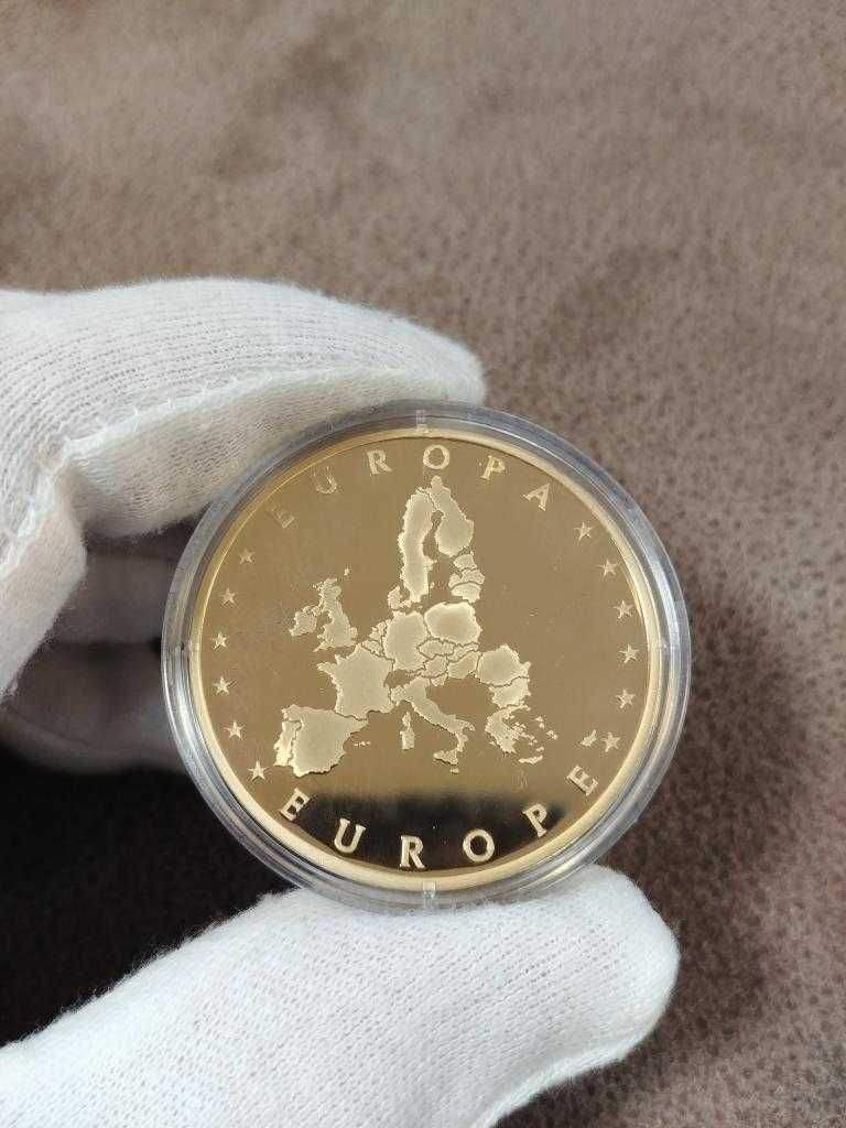 Нова Валюта Європи 36 монет Позолота 24 карати Срібло 925 проби Дешево