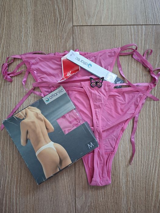 Stringi damskie Atlantic, rozmiar M, 2 sztuki