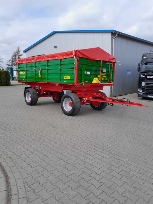 Przyczepa IFA HL, HW 8011 - Wywrotka - 12 ton - 3 stronna - Idealna