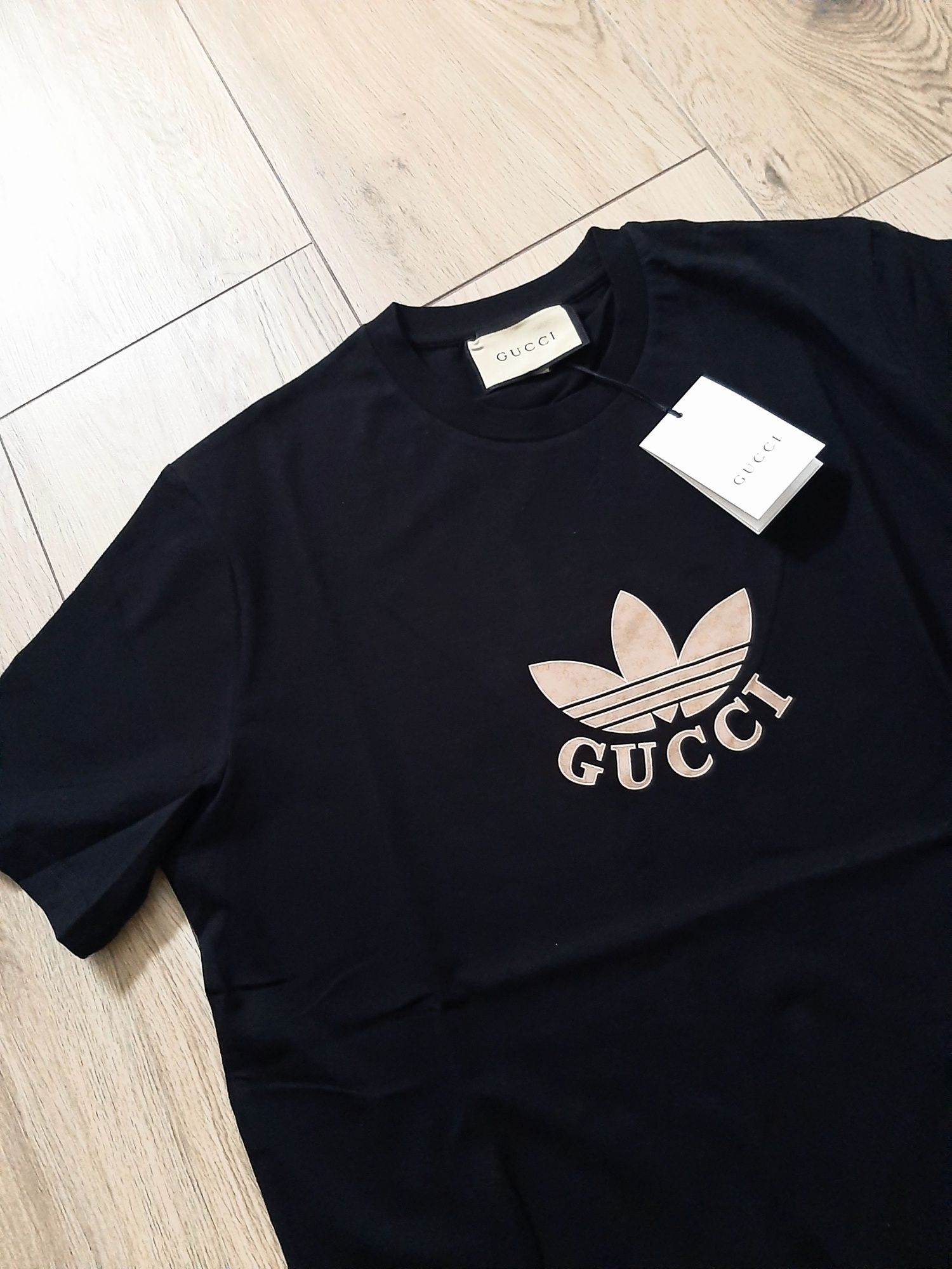 Gucci&adidas świetny męski T-shirt rozmiar XXL