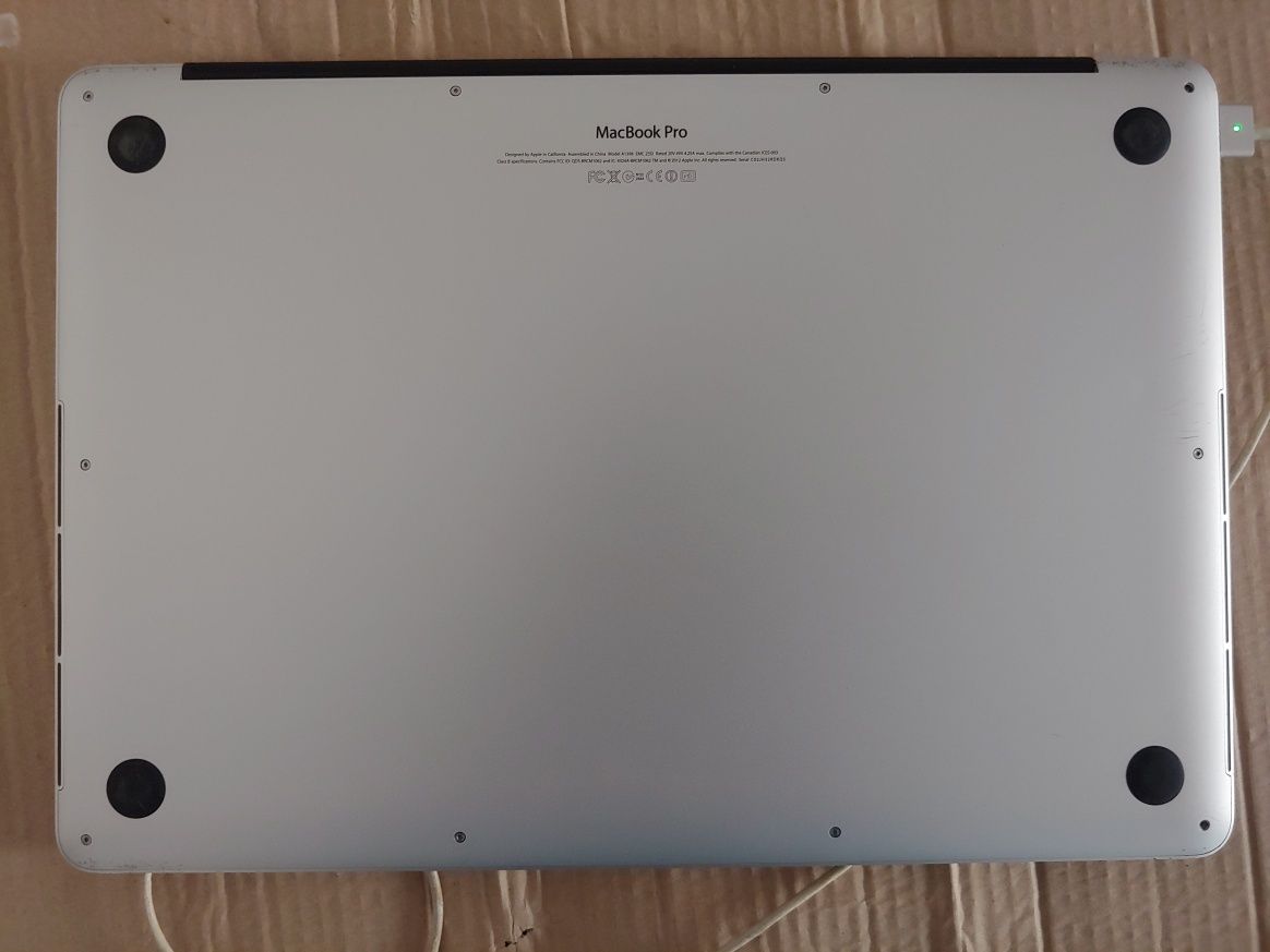 Ноутбук Apple MacbookPro A1398 Retina 15-inch, i7, 16gb, 512ssd
