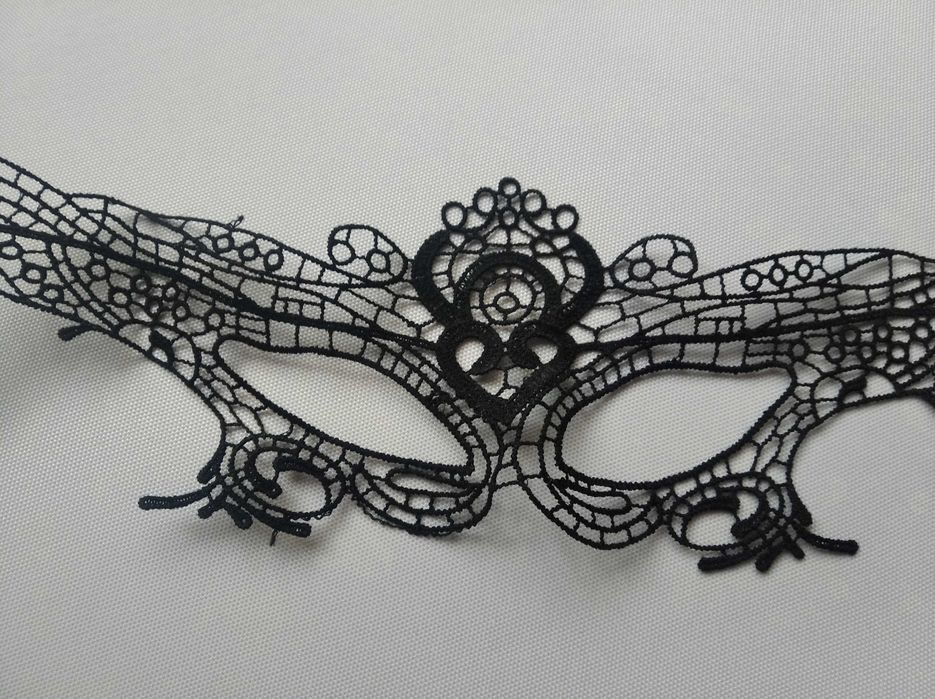 Маска кружевная для вечеринок/фотосессии  /маскарада /игровая  ажурная