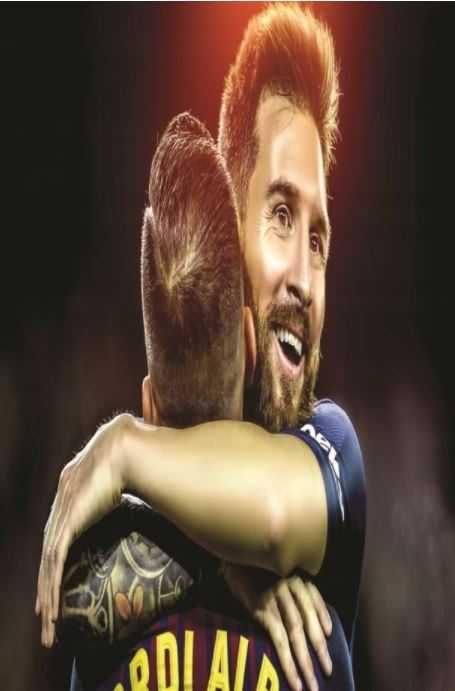 Plakat Lionel Messi LEO BARCA dla fana Prezent Fc Barcelona PSG