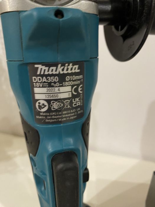 Wkrętarka kątowa makita dda350+accu3AH+ładowarka