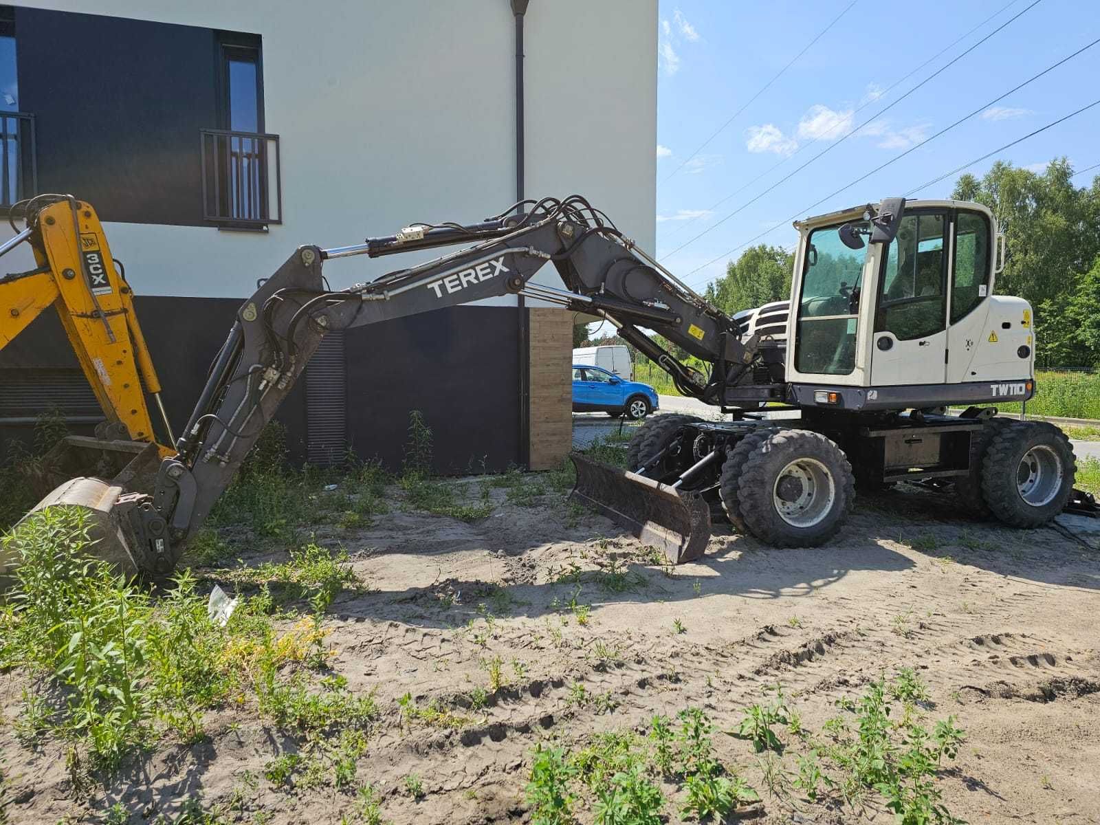 Koparka obrotowa kołowa Terex