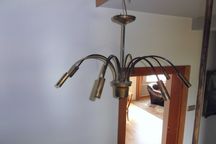 Lampa sufitowa mosiężna