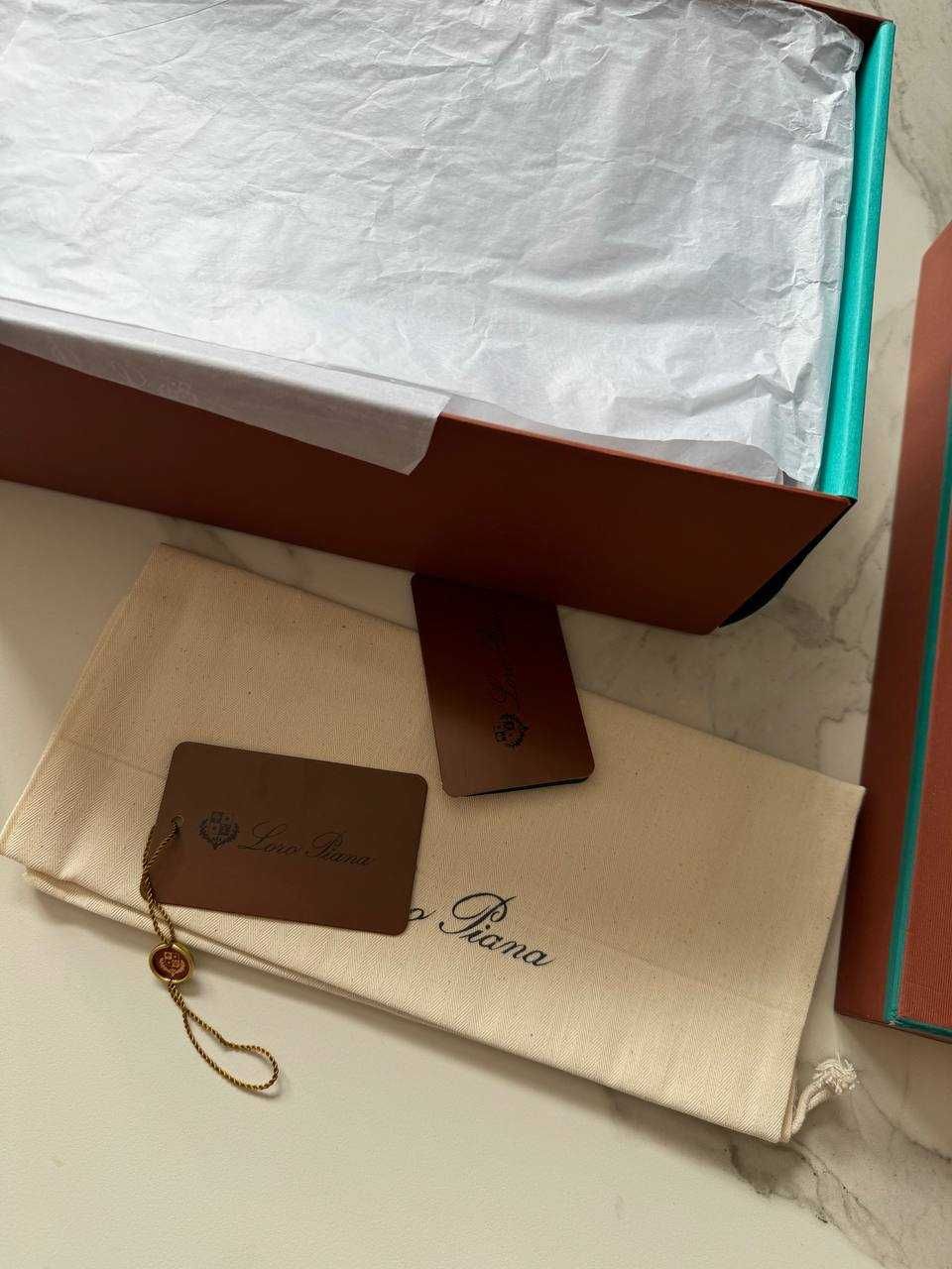 Лофери Loro Piana summer walk мокасини 26 см 40 розмір