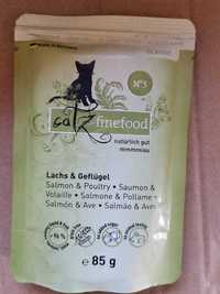 Catz Finefood N.05 Kitten łosoś drób 85g- 10 saszetek