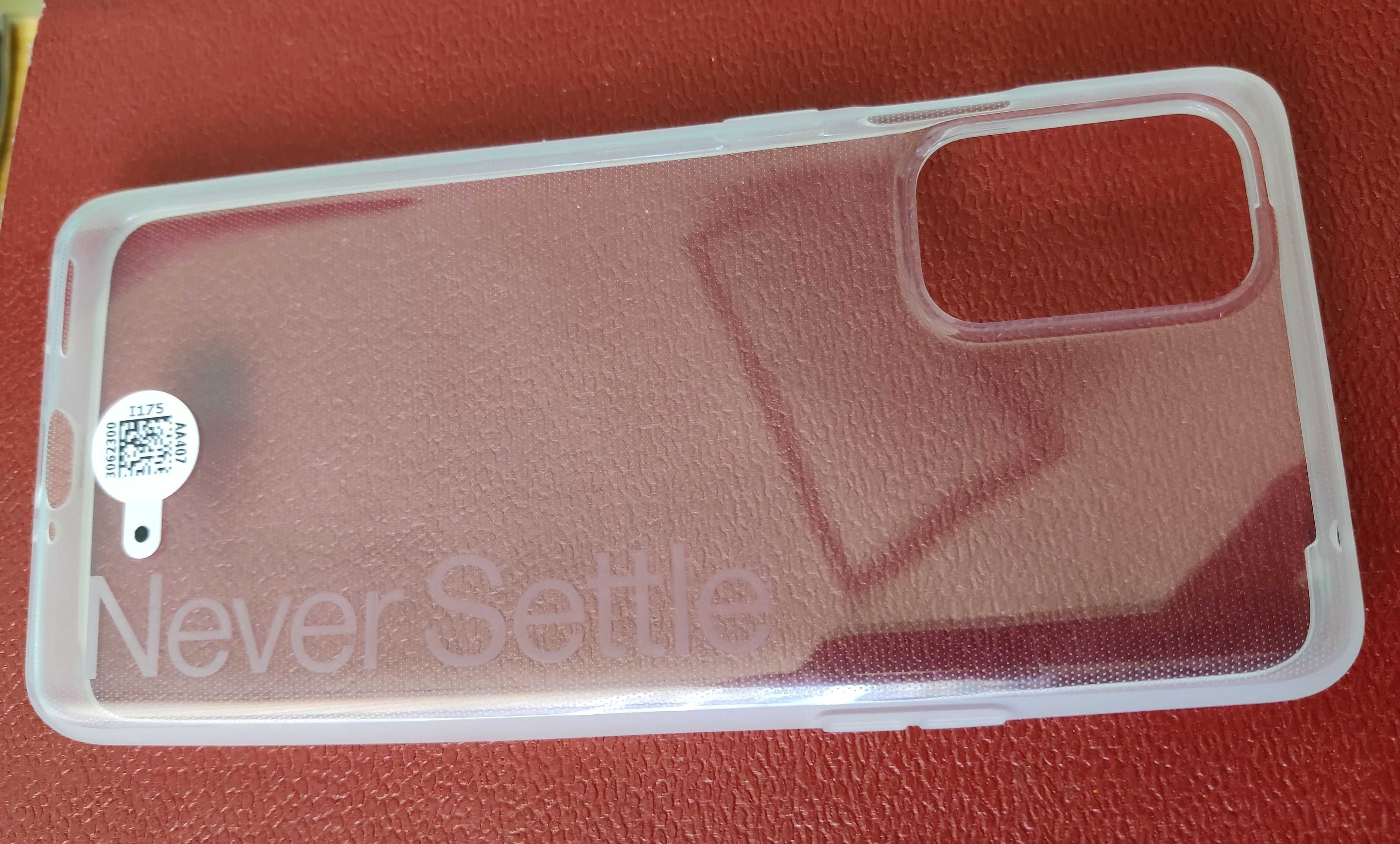 Чехол OnePlus 9R фирменный силиконовый прозрачный