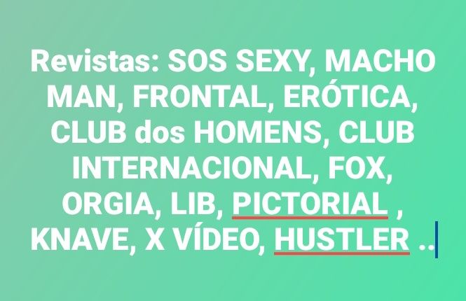 Centenas de Revistas ERÓTICAS