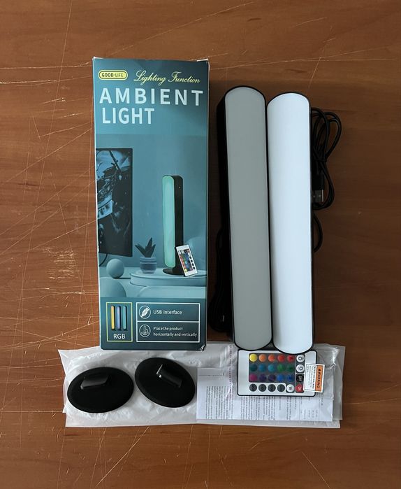 Lampka Gamingowa Biurkowa Zestaw 2 Sztuki